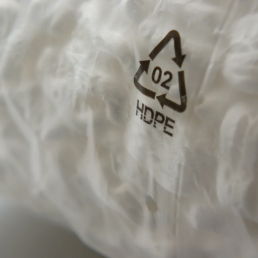 How does polypropylene compare to HDPE in terms of recycling