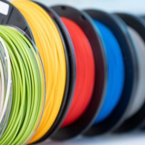 What are the material properties of PLA and ABS