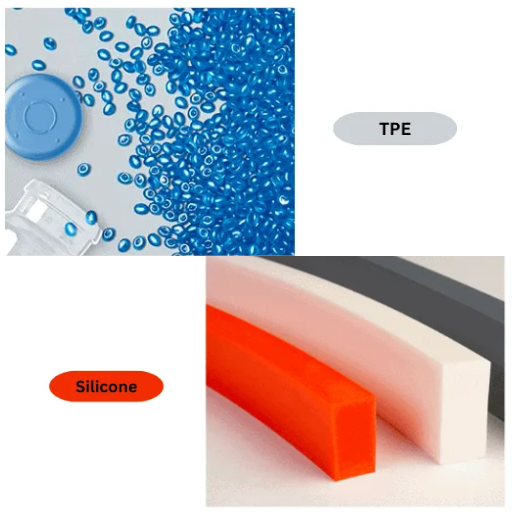 What are the Differences Between Liquid Silicone Rubber and TPE