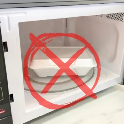 Microwaving Styrofoam Containers