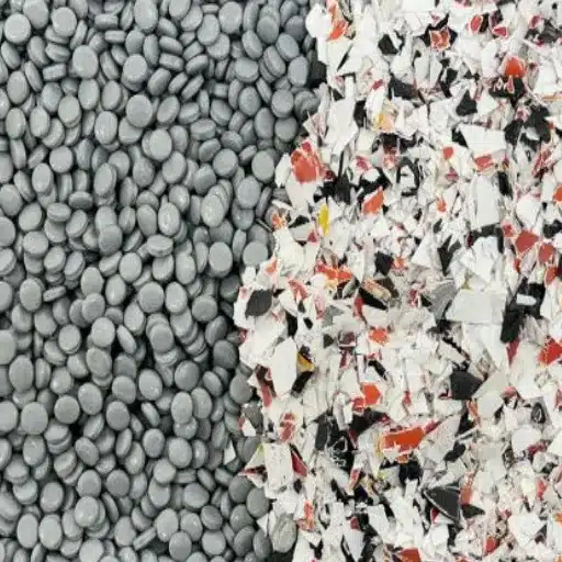 Environmental Impact of Recycled HDPE Pellets