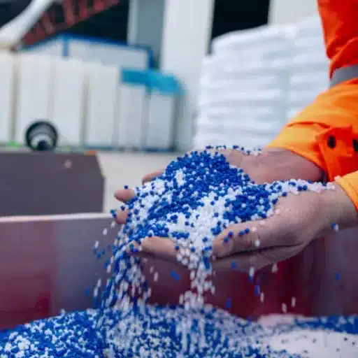 Reusing Polyethylene Plastic Pellets